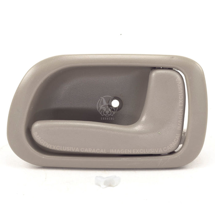 Manilla Interna Toyota Corolla Sapito Pantallita 1999-2002 Gris Claro Derecha MANILLA INTERNA