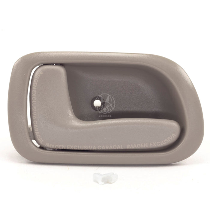 Manilla Interna Toyota Corolla Sapito Pantallita 1999-2002 Gris Claro Izquierda MANILLA INTERNA