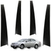 Moldura Paral Decorativo Pletina Puerta Chevrolet Epica 2006-2016 Metálico Juego X4 PILAR DECORATIVO