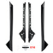 Moldura Platina Paral Parabrisas Ford Explorer 2011-2019 + Bases + Clips Juego X2 PILAR DECORATIVO