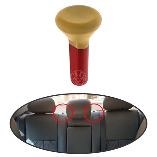 Perilla De Seguro Reclina Asiento Trasero Toyota Yaris Celica Camry Corolla 2002-2018 Amarillo X2 PERILLA RECLINA
