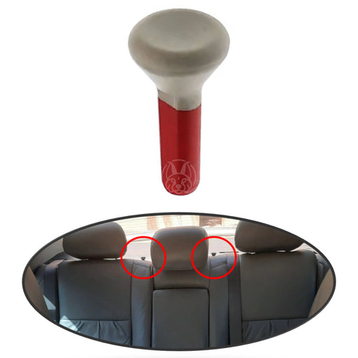 Perilla De Seguro Reclina Asiento Trasero Toyota Yaris Celica Camry Corolla 2002-2018 Beige X2 PERILLA RECLINA ASIENTO