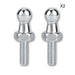 Perno Gato Amortiguador Universal M6 Bola 10MM Macho X2 PUNTAS AMORTIGUADOR