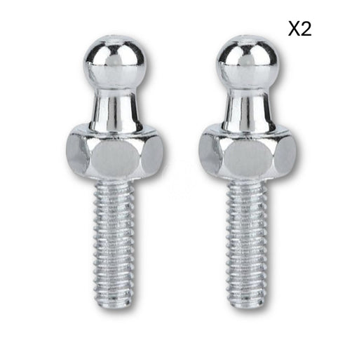 Perno Gato Amortiguador Universal M6 Bola 8MM Macho X2 PUNTAS AMORTIGUADOR