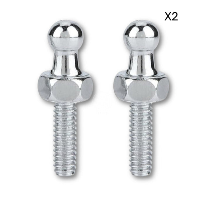 Perno Gato Amortiguador Universal M6 Bola 8MM Macho X2 PUNTAS AMORTIGUADOR