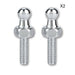 Perno Gato Amortiguador Universal M6 Bola 8MM Macho X2 PUNTAS AMORTIGUADOR