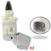 Pulsador Interruptor Luz Cortesía Puerta Ford F-250 F-350 Super Duty Expedition 2004-2017 Delantero Izquierdo X2