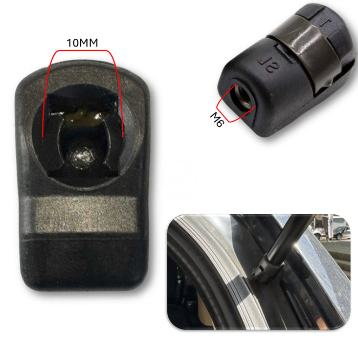 Punta Gato Amortiguador Universal M6 Bola 10MM Diagonal Hembra X2 PUNTAS AMORTIGUADOR