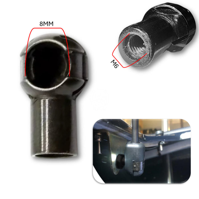 Punta Gato Amortiguador Universal M6 Bola 8MM Metal Hembra X2 PUNTAS AMORTIGUADOR