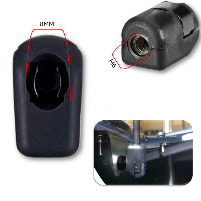 Punta Gato Amortiguador Universal M6 Bola 8MM Plástica Hembra X2 PUNTAS AMORTIGUADOR