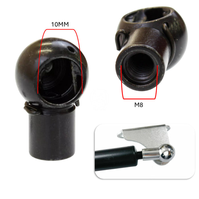 Punta Gato Amortiguador Universal M8 Bola 10MM Metal Hembra X2 PUNTAS AMORTIGUADOR