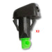 Sapito Rociador Wiper Limpiaparabrisas Acura Integra Honda Odyssey Ridgeline Civic 1986-2010 X2 SAPITO ROCEADOR