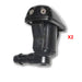 Sapito Rociador Wiper Limpiaparabrisas Toyota Land Cruiser Fj80 Autana Burbuja 1990-2009 X2 SAPITO ROCEADOR