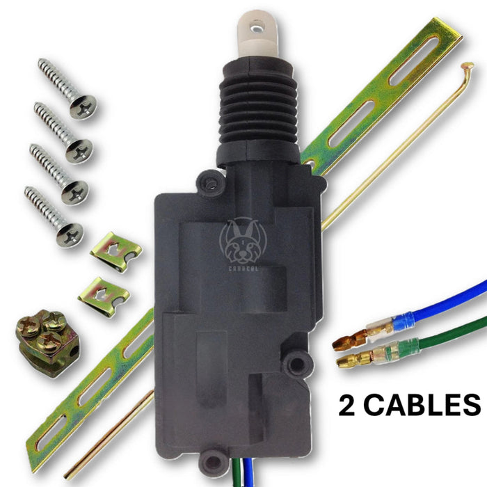 Solenoide Actuador Puerta 12V Heavy Duty 2 Cables Universal SOLENOIDES
