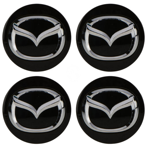 Tapa Centro Rin Mazda 3 5 6 Allegro Cx-7 Cx-9 Mx-5 Rx-8 2004-2010 Negro Brillante X4 TAPA RIN