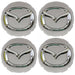 Tapa Centro Rin Mazda 3 5 6 Allegro Cx-7 Cx-9 Mx-5 Rx-8 2004-2010 Plateado X4 TAPA RIN