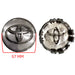 Tapa Centro Rin Toyota Yaris 2006-2014 Corolla 2009-2014 Cromado 57Mm X4 TAPA RIN