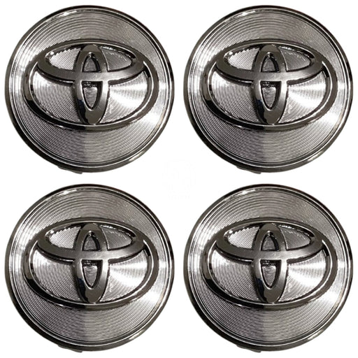Tapa Centro Rin Toyota Yaris 2006-2014 Corolla 2009-2014 Cromado 57Mm X4 TAPA RIN