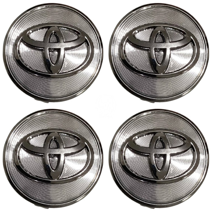 Tapa Centro Rin Toyota Yaris 2006-2014 Corolla 2009-2014 Cromado 57Mm X4 TAPA RIN