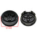 Tapa Centro Rin Toyota Yaris 2006-2014 Corolla 2009-2014 Negro Brillante 57Mm X4 TAPA RIN