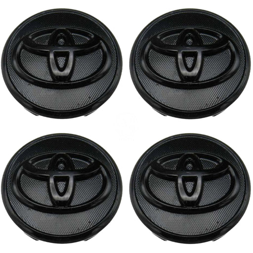 Tapa Centro Rin Toyota Yaris 2006-2014 Corolla 2009-2014 Negro Brillante 57Mm X4 TAPA RIN