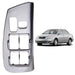 Tapa Embellecedor Mando Elevavidrios Toyota Corolla 2003-2008 Silver COVERTOR INTERNO EMBELLECEDOR