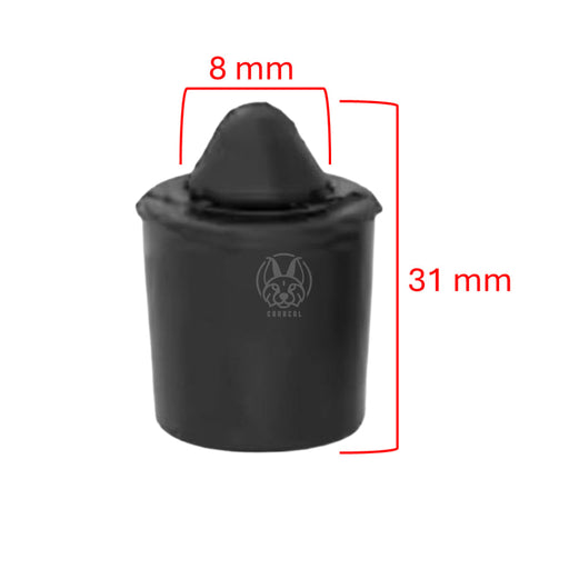 Universal Tope Puerta 8X31Mm Universal X4 GOMA TOPE PUERTA